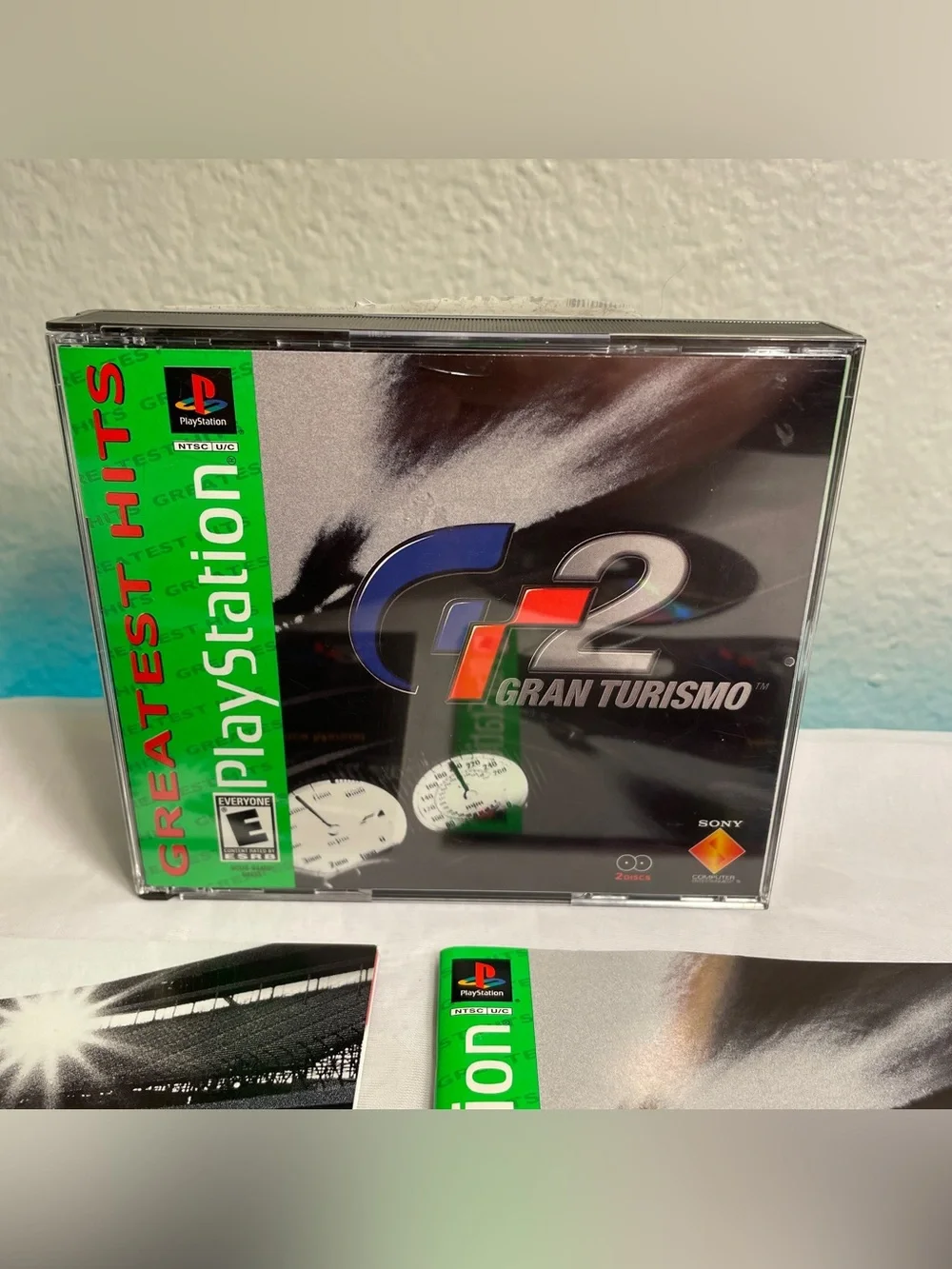 Gran Turismo 2 Greatest Hits (PS1 Sony 1999) Complete W/Manual & Tested Works
